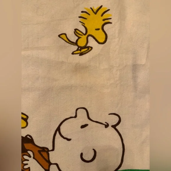 Vintage Chatham Peanuts Snoopy “Keep Fit” Blanket